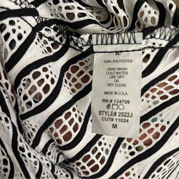 Ic by Connie K Open Front Cardigan Medium M Cascading Art To Wear - Picture 2 of 8